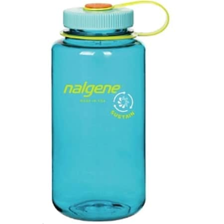 1 Qt. Wide Mouth Sustain Water Bottle, Cerulean